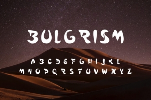 Bulgrism Font Download