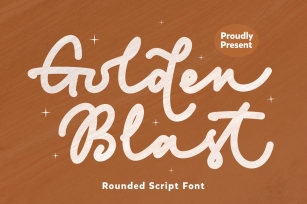 Golden Blast Font Download