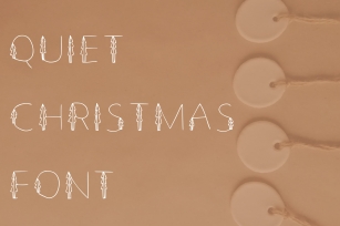 Quiet Christmas in ttf, otf Font Download