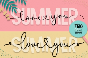 Summer Love You Font Download