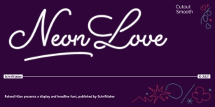 Neon Love Font Download