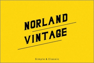 Norland Vintage Font Download