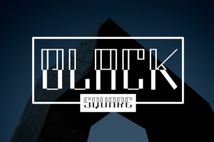 Black Square Font Download