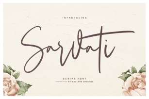 Sarvati Script Font Font Download