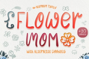 Flower Mom Font Download