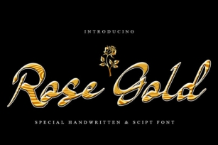Rose Gold Font Download
