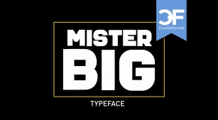 CF Mister Big PERSO Font Download