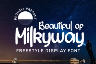 Beautiful of Milkyway Font Download