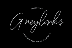 Greylorks Signature Font Font Download