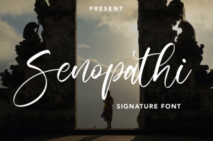 Senopathi - Signature Font Font Download