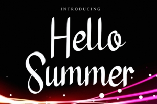 Hello Summer Font Download