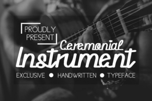 Ceremonial Instrument Font Download