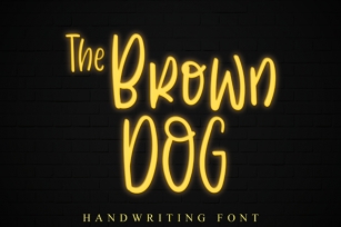 The Brown Dog Font Download