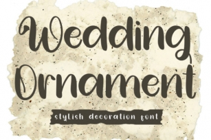 Wedding Ornament Font Download