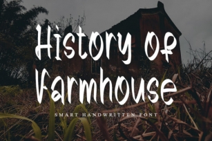 History of Farmhouse Font Download
