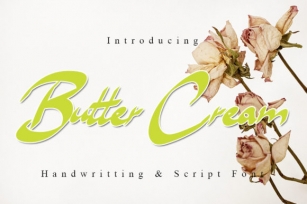 Butter Cream Font Download