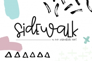 Sidewalk - A Fun and Mismatched Font Font Download