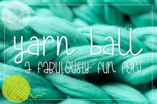Yarn Ball Font Download