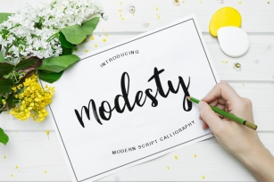 Modesty Script Font Download