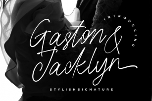 Gaston & Jacklyn Stylish Signature Font Download