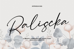 Raliscka Handwritten Script Font Download