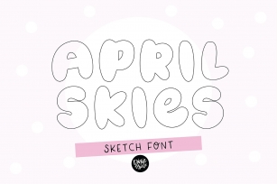APRIL SKIES Sketch Font Download