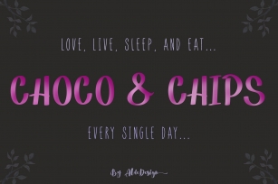 Choco Chips Font Download