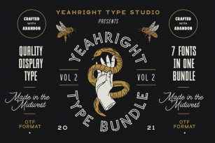 The Yeahright Type Bundle Vol 2 Font Download