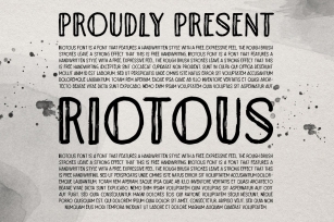 Riotous Font Download