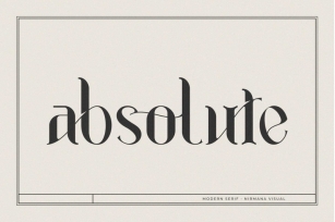 Absolute - Modern Serif Font Download