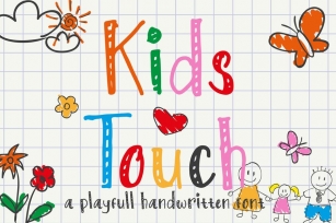 Kids Touch - Natural Handwritten Font Font Download