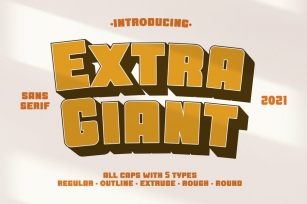 Extra Giant Advertisement Font Font Download
