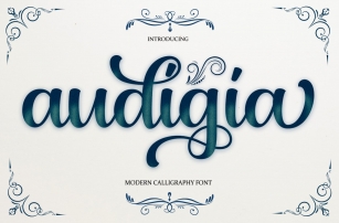 Audigia Script Font Download