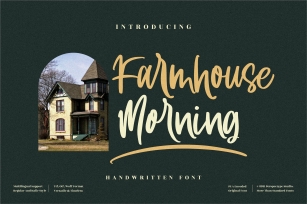 Farmhouse Morning Font Download