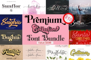 Premium all Collection Bundle Font Download