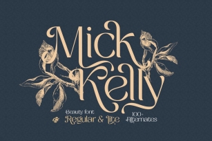 Mick Kelly - Beauty Modern Font Font Download