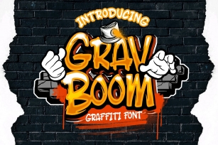 GRAVBOOM GRAFFITI Font Download
