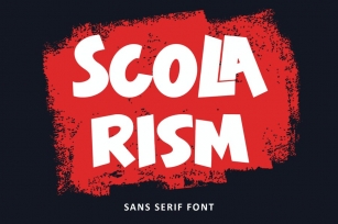 Scolarism - Sans Serif Font Font Download