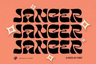 Janger - Display Font Font Download