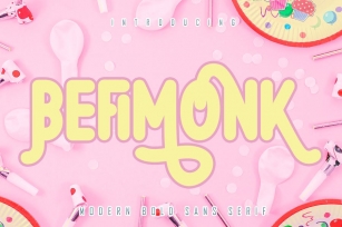 Befimonk - Bold Sans Serif Font Download