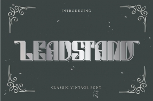 Leadstand | Classic Vintage Font Font Download