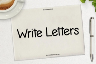 Writte Letter Font Download