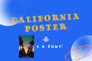 California Poster Font Download