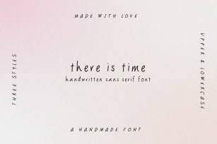 there is time Font Download