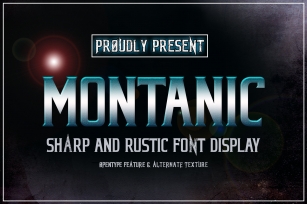 MONTANIC FONT DISPLAY Font Download