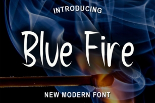 Blue Fire Font Download