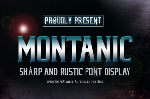 MONTANIC DISPLAY Font Download