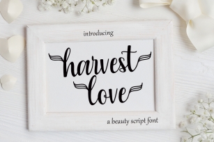 Harvest Love Font Download