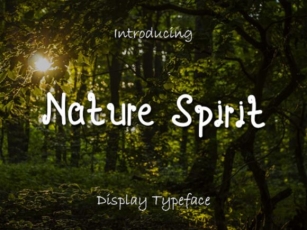 Nature Spirit Font Download