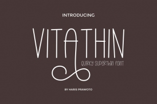 VITATHIN SUPERTHIN Font Download